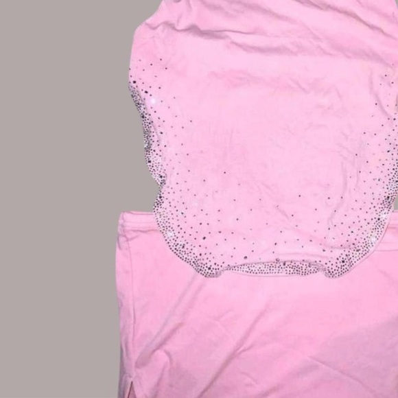 Pink Halter/Mini Skirt 2 piece set - Picture 3 of 5